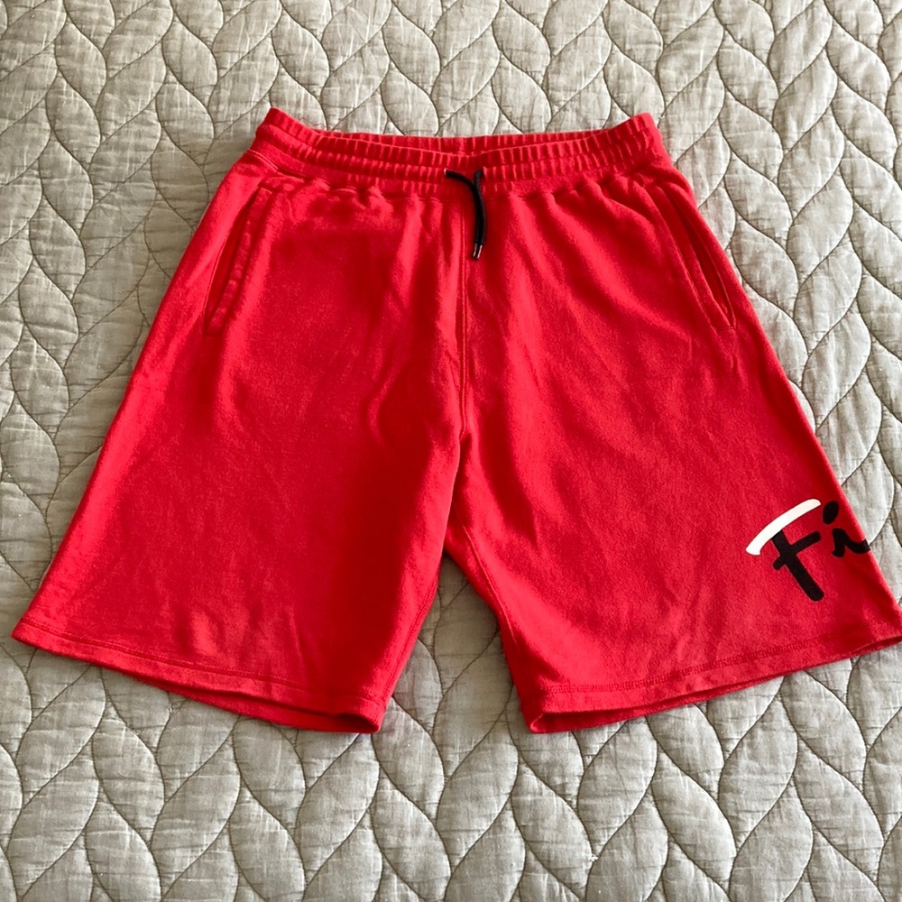 Fila Cotton Shorts Red